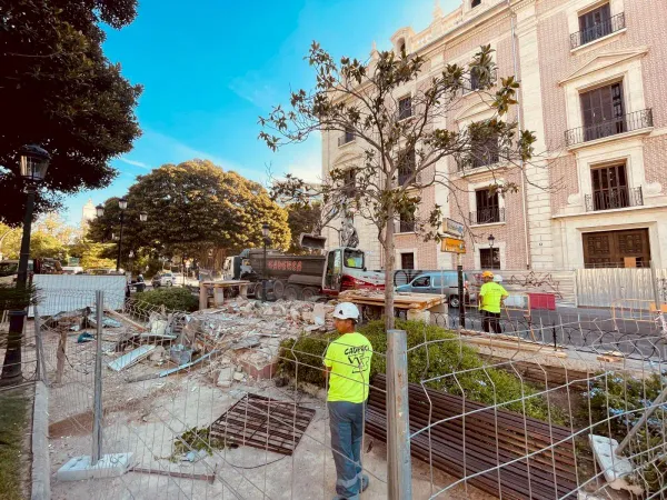 Cadersa Demolición del Kiosko Parterre en Valencia
