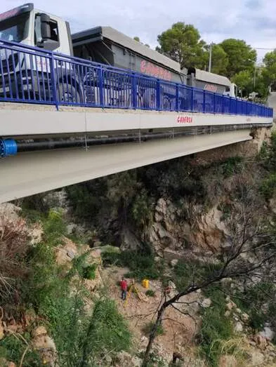 Proceso de limpieza y consolidación de la estructura